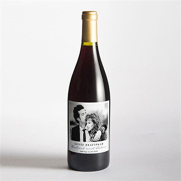 Flaschenetikett Hochzeit schlicht & elegant 2 - vue 2