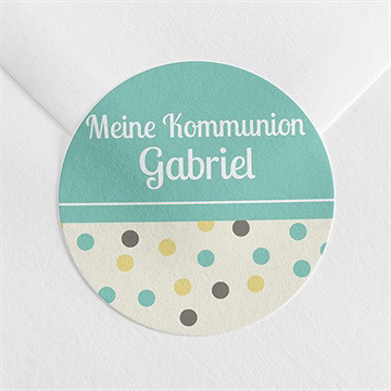 Aufkleber Kommunion Kommunionskonfetti