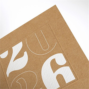 Weihnachtskarte Neujahrswünsche Kraftpapier - vue 2