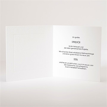 Weihnachtskarte Neujahrswünsche Kraftpapier - vue 3