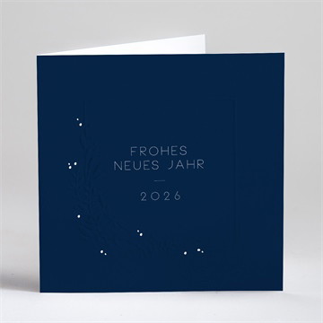 Weihnachtskarte zarte prägung