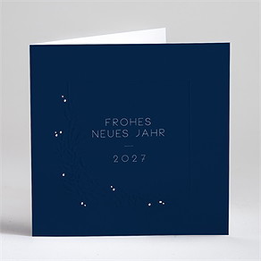 Weihnachtskarte zarte prägung