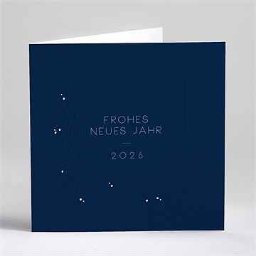 Weihnachtskarte Zarte Prägung