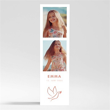 Dankeskarte Konfirmation fliegende taube - magnet