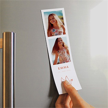 Dankeskarte Konfirmation fliegende taube - magnet - Vue 2