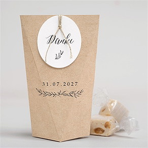 Geschenkbox Hochzeit schick mit schleife- schachtel