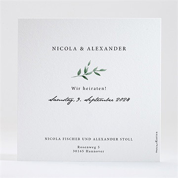 Save The Date Karte Unter Dem Olivenbaum - Vue 2