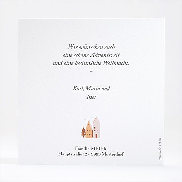 Weihnachtskarte häuserzauber - Vue 4