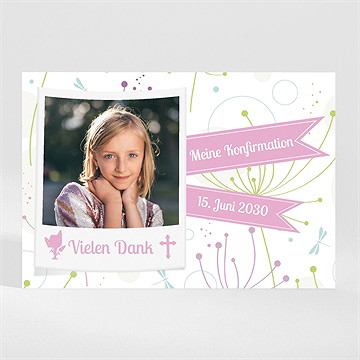 Dankeskarte Konfirmation farbenfrohe konfirmation 2