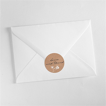 Aufkleber Hochzeit mit efeu gebunden - Vue 3