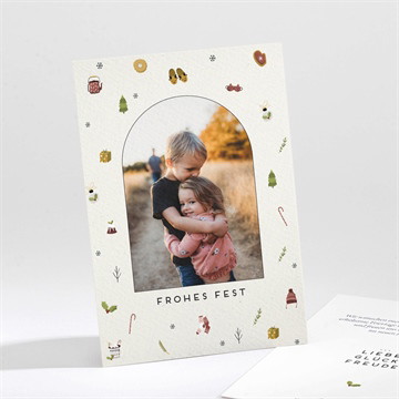 Weihnachtskarte vintagegrüße