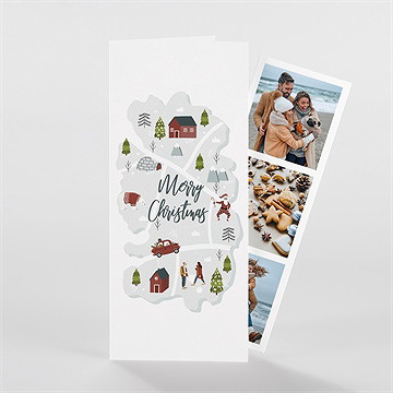 Weihnachtskarte winterwanderung