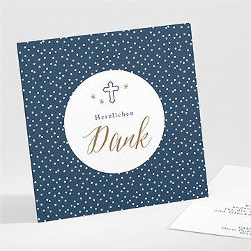 Dankeskarte Konfirmation sterne