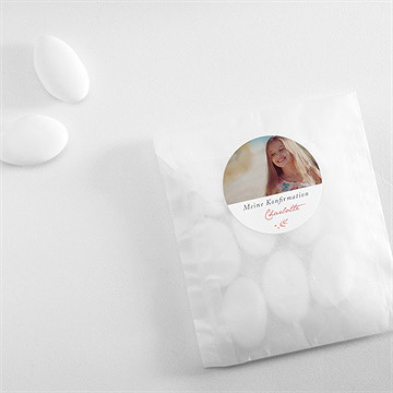 Aufkleber Konfirmation kupferblätter - Vue 4