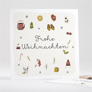 Weihnachtskarte vorfreude