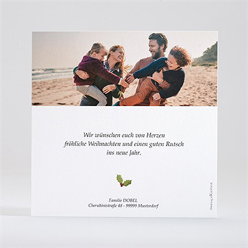 Weihnachtskarte Vorfreude - vue 2