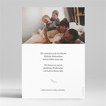 Weihnachtskarte spaß im schnee - vue 2