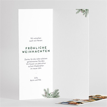 Weihnachtskarte weihnachtszweig - vue 3