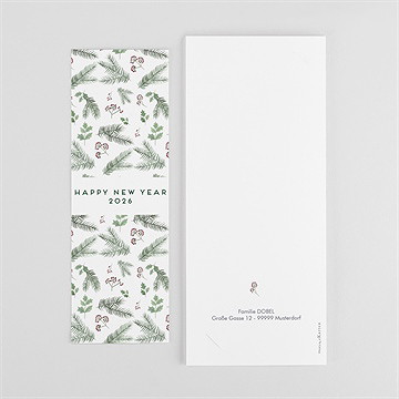 Weihnachtskarte weihnachtszweig - vue 4