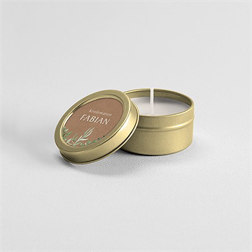 Kerze Konfirmation kraftpapier - Vue 4