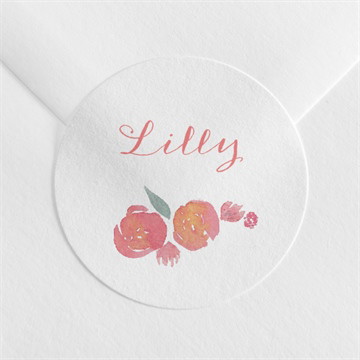 Aufkleber Konfirmation Verziertes foto