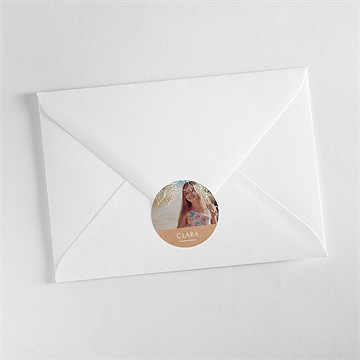 Aufkleber Konfirmation weiße malerei - Vue 3