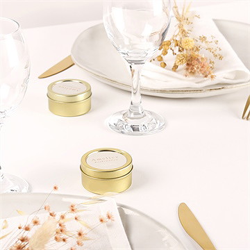 Kerze Konfirmation vergoldeter fisch - Vue 3