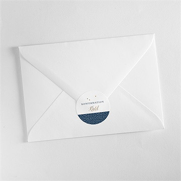 Aufkleber Konfirmation sterne - Vue 3