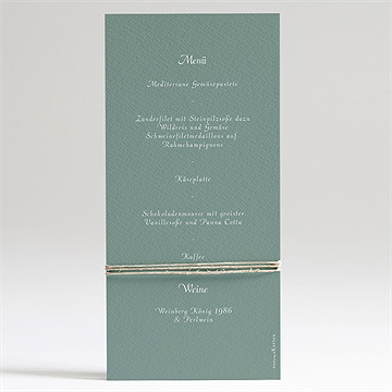 Menükarte Hochzeit blätterband - Vue 2