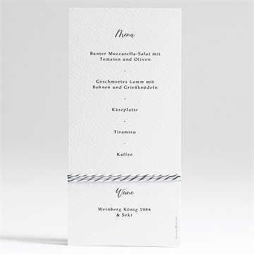 Menükarte Hochzeit skizze - Vue 2