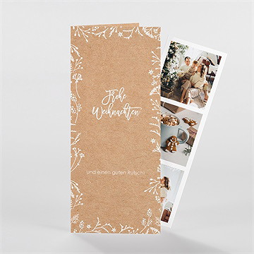 Weihnachtskarte schöne zweige