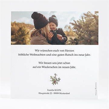 Weihnachtskarte waldbeeren - vue 4