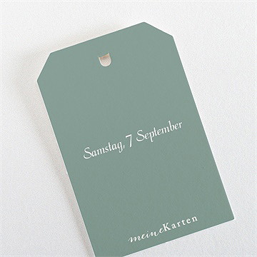 Geschenkanhänger Hochzeit blätterband - Vue 3