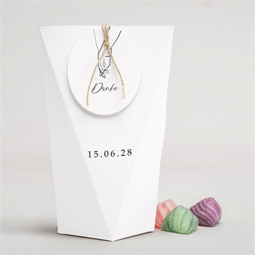 Geschenkbox Hochzeit skizze - schachtel