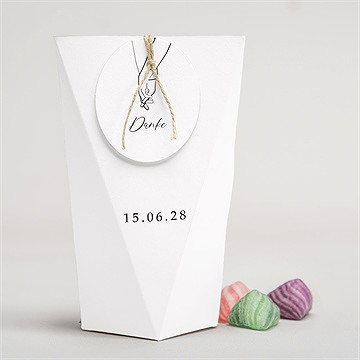 Geschenkbox Hochzeit Skizze - Schachtel