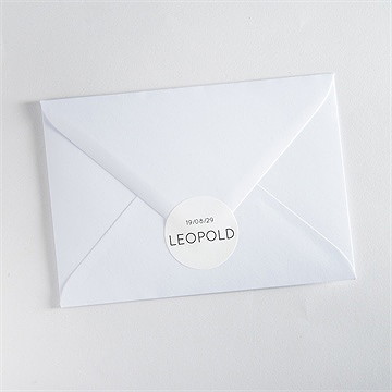 Sticker Geburt zarte silhouette - Vue 3