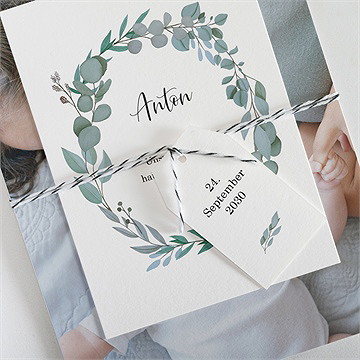 Geburtskarte Boheme - Vue 2