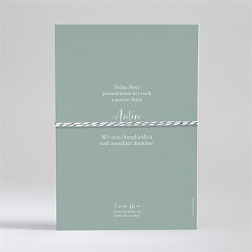 Geburtskarte Boheme - Vue 4