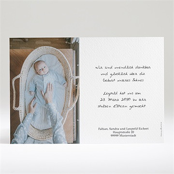 Geburtskarte Am Waldrand - Vue 2