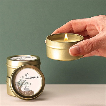 Kerze Geburt waldlichtung - Vue 2