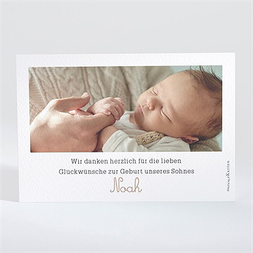 Dankeskarte Geburt Mondlandschaft - Vue 2