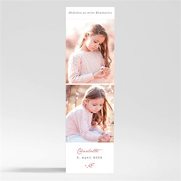 Andenken Kommunion Kupferblätterranke - Magnet