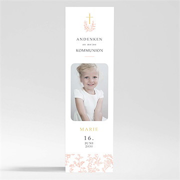 Andenken Kommunion Pflanzendrucke - Magnet