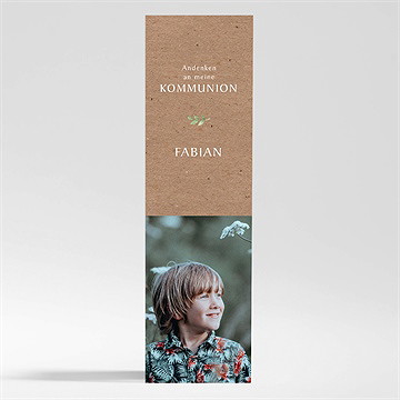 Andenken Kommunion Pflanzenillustration - Magnet