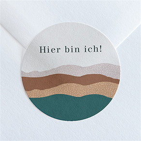 Sticker Geburt schöne oase