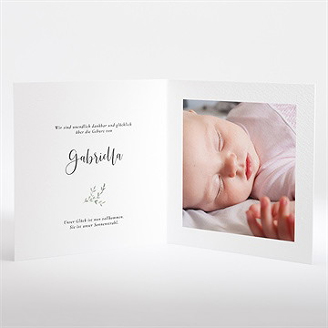 Geburtskarte unsere kleinen schuhe - Vue 2