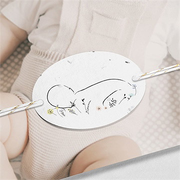 Geburtskarte Präsentation - Saatpapier - Vue 2