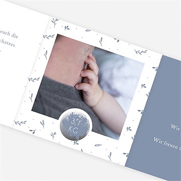 Geburtskarte Kleine Freude - Vue 3