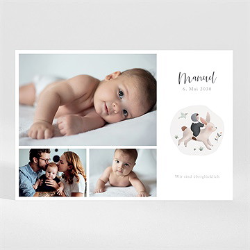 Geburtskarte Kleiner Ausflug - Magnet