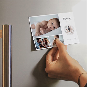 Geburtskarte Kleiner Ausflug - Magnet - Vue 2